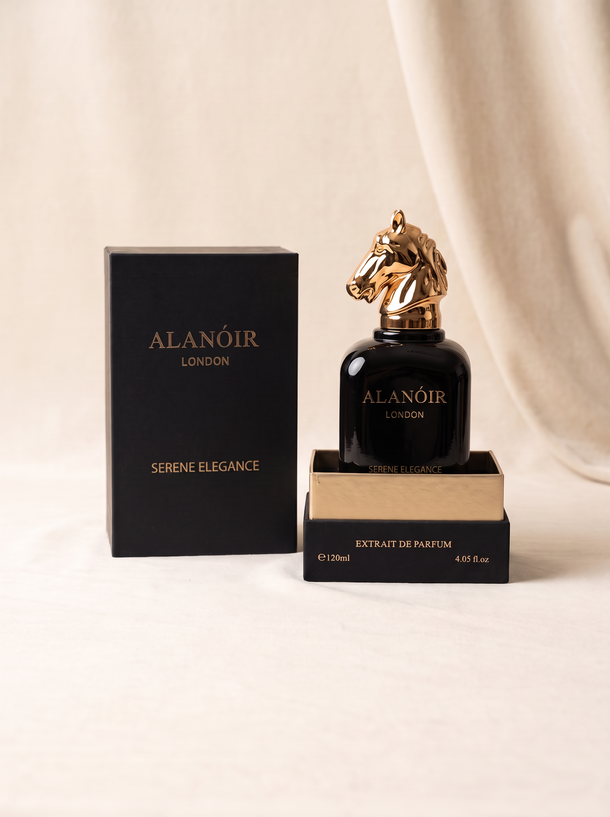 SERENE ELEGANCE — bottle and presentation box