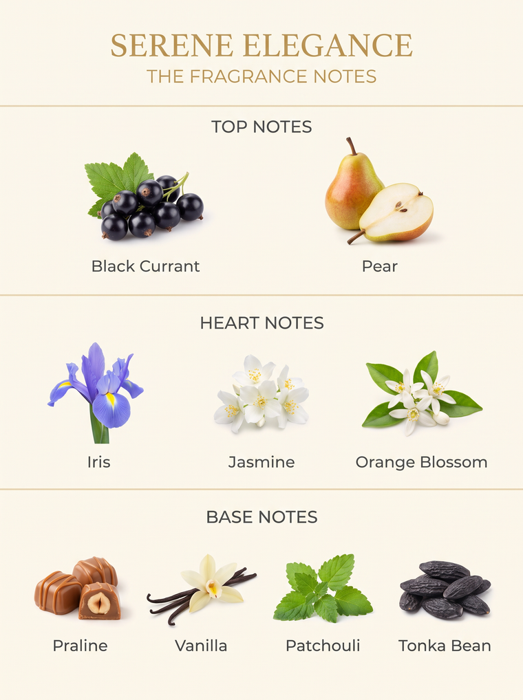 SERENE ELEGANCE fragrance notes